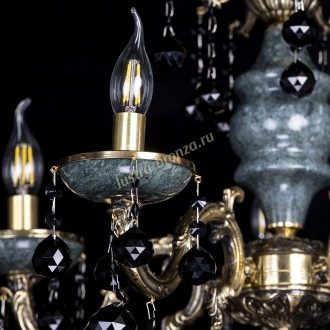 Алфея №5 "Малахит" шар черная - Миниатюра 5