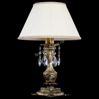 Настольная лампа Антик №1 Журавлик с абажуром
