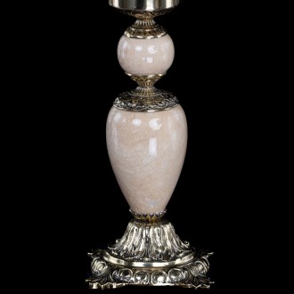 Настольная лампа Антик №2 с камнем - Миниатюра 9