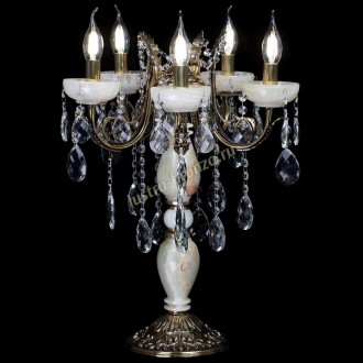 Настольная лампа Антик №5 с камнем - Миниатюра 2