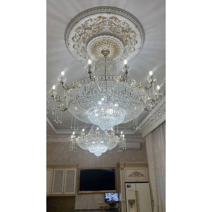 Большая хрустальная люстра №5 классическая - Изображение 1