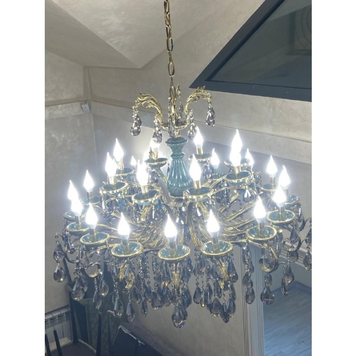 Большая люстра 2 яруса с камнем - Изображение 2