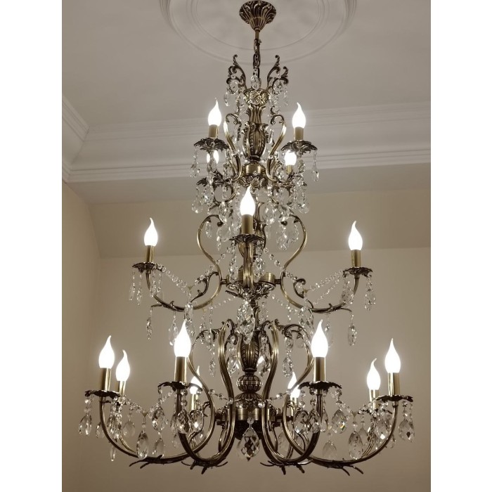 Большая люстра 3 яруса 16 ламп - Изображение 2