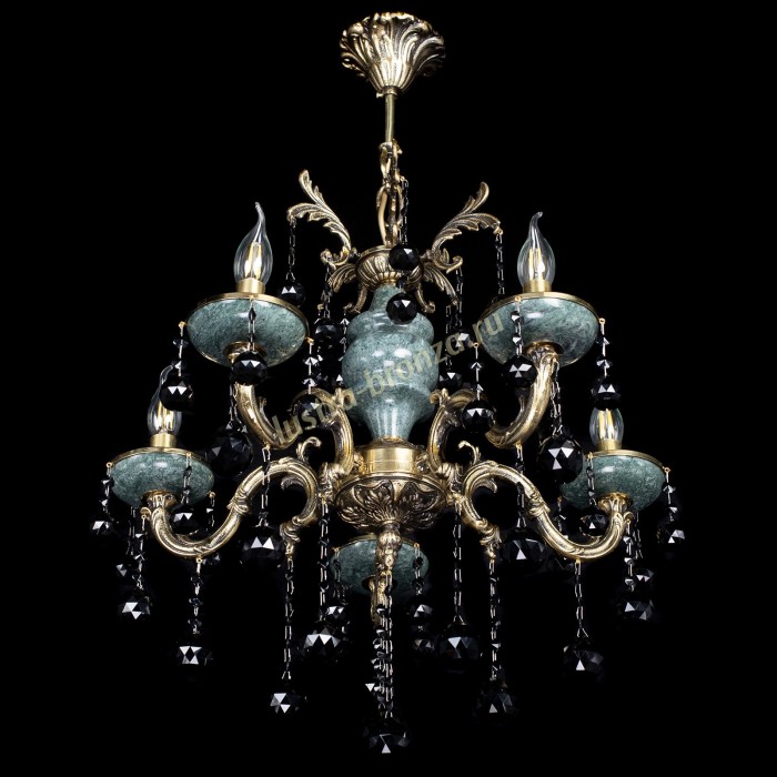 Алфея №5 "Малахит" шар черная - Изображение 6