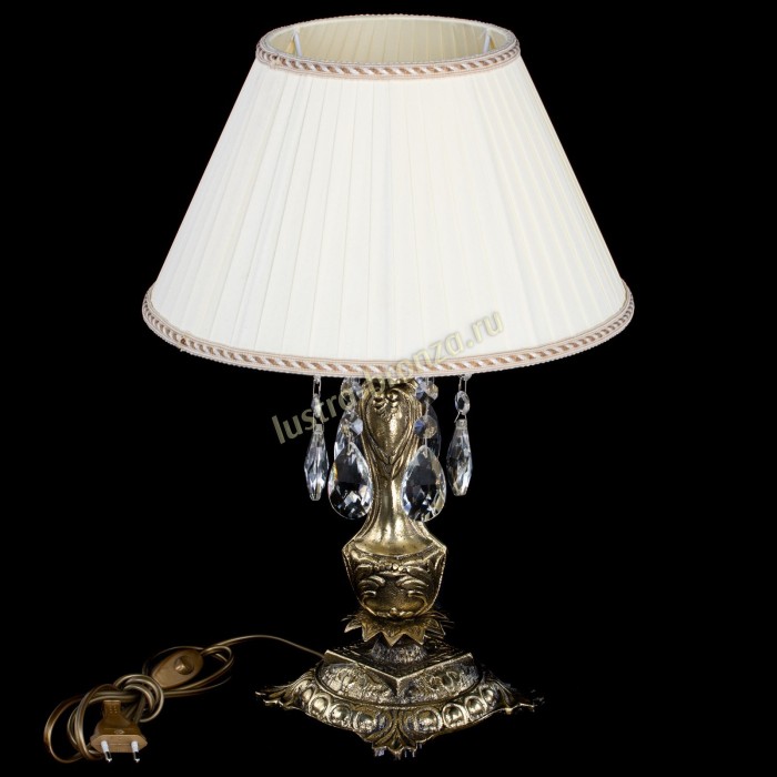 Настольная лампа Антик №1 Журавлик с абажуром - Изображение 4