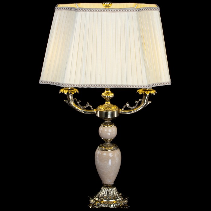 Настольная лампа Антик №2 с камнем - Изображение 2