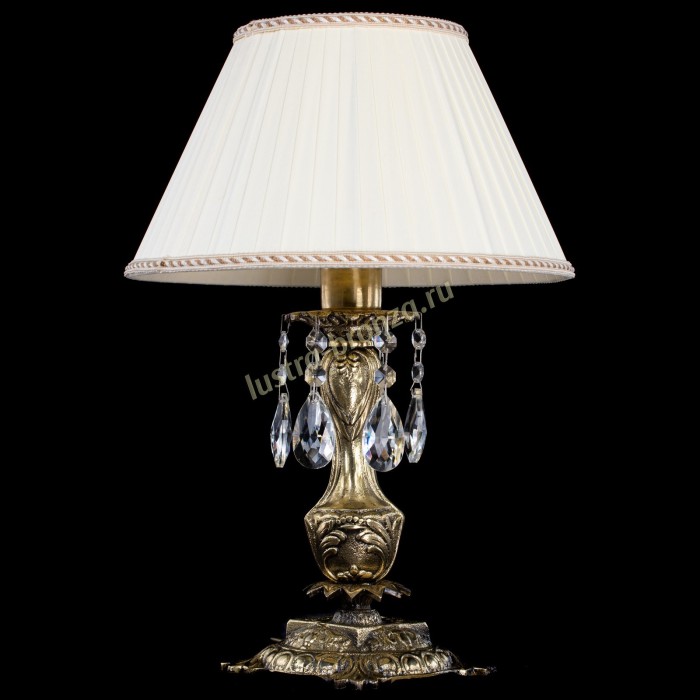 Настольная лампа Антик №1 Журавлик с абажуром - Изображение 1