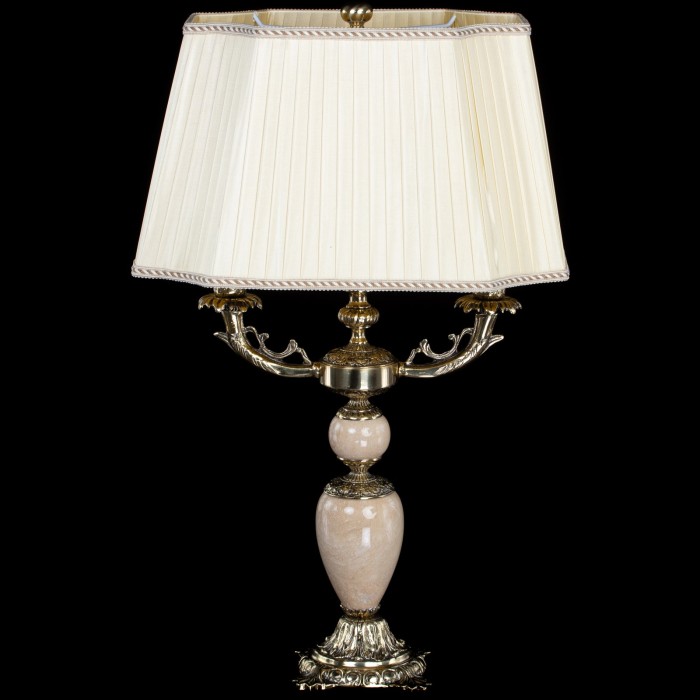 Настольная лампа Антик №2 с камнем - Изображение 1