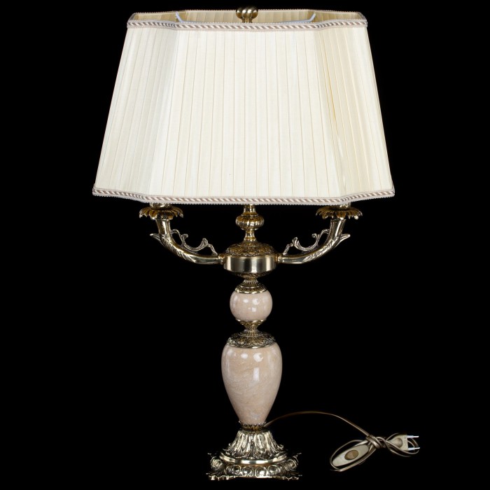 Настольная лампа Антик №2 с камнем - Изображение 3